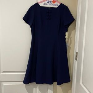 Eliza J Navy dress